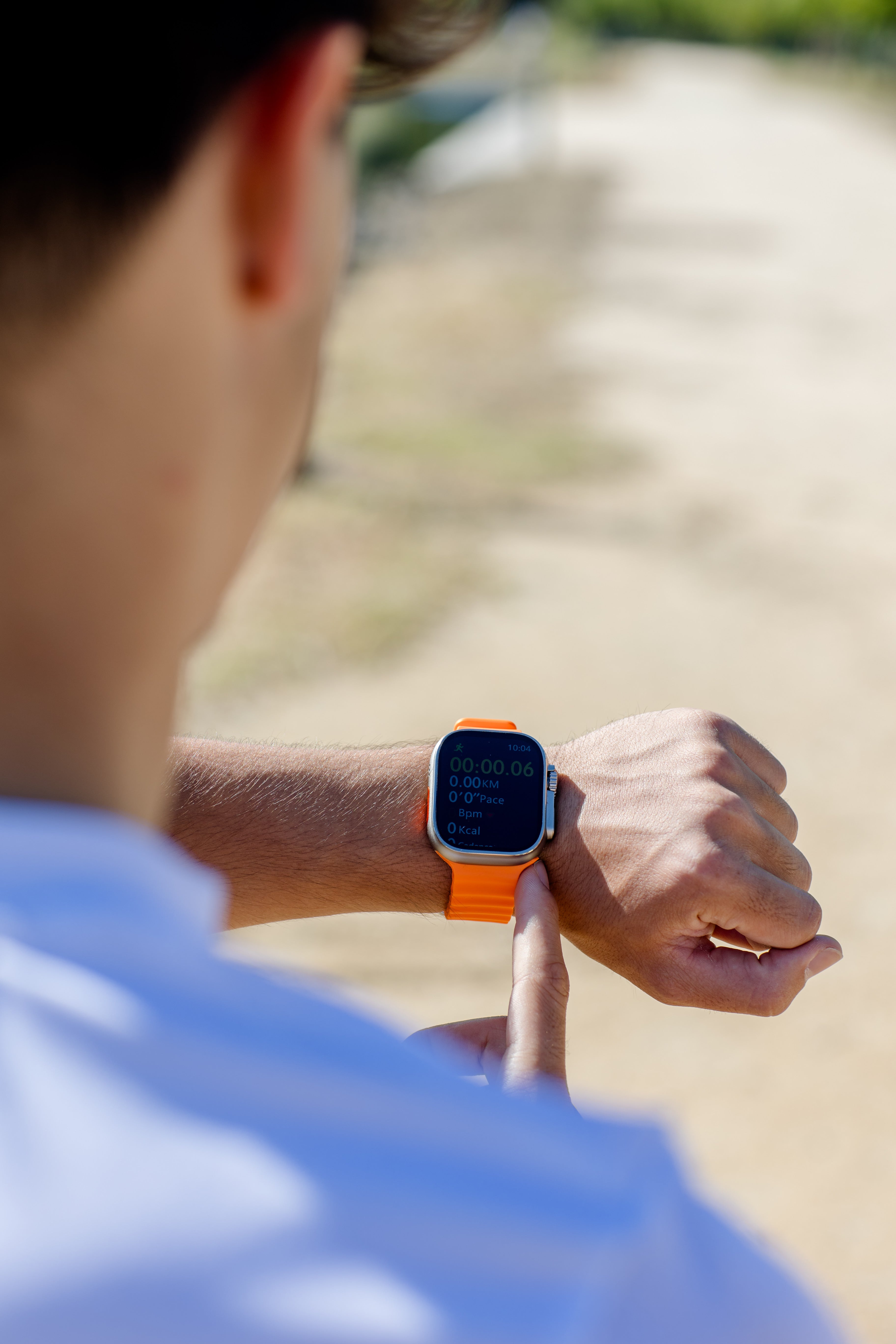 Ultra 9 Plus Série 9 49mm Laranja