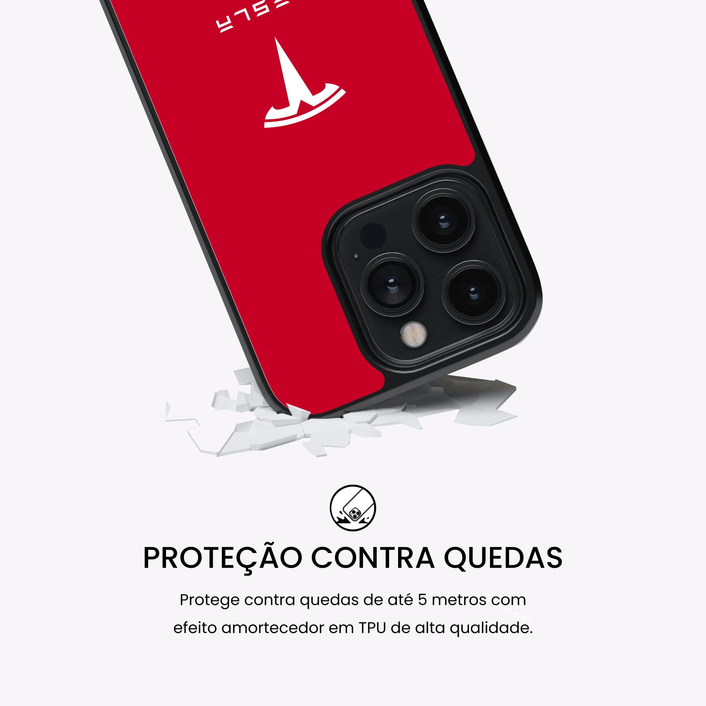Tesla Vermelha Capa